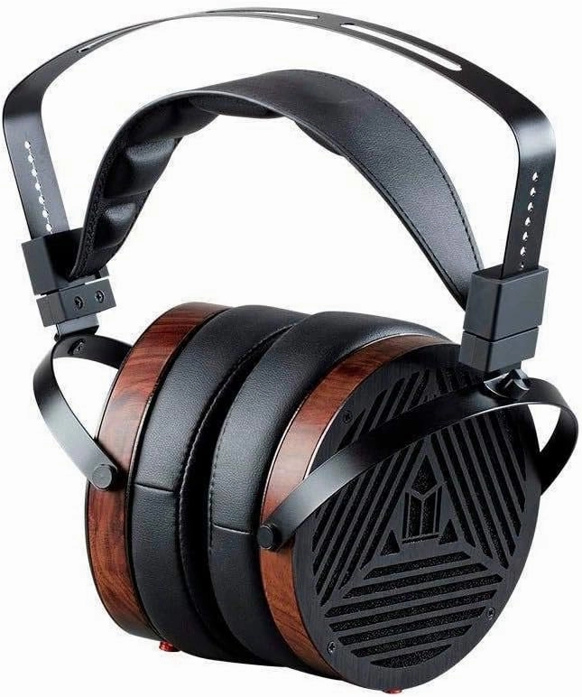 Monolith Over Ear Planar Magnetic Headphones - With 106mm Driver, 50 Ohm, 10 Watt Maximum Power Handling, Open Back Design, Comfort Ear Pads For Studio/Professional, Black/Wood audiophile headphones,high-end headphones,studio over-ear,