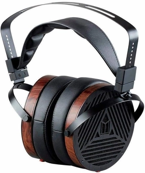 Monolith Over Ear Planar Magnetic Headphones - With 106mm Driver, 50 Ohm, 10 Watt Maximum Power Handling, Open Back Design, Comfort Ear Pads For Studio/Professional, Black/Wood audiophile headphones,high-end headphones,studio over-ear,
