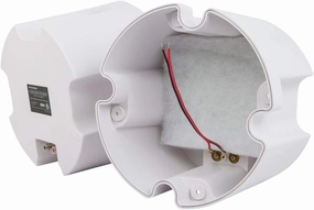 Monoprice ABS Back Enclosure (Pair) for PID 4103, 6 1/234; Ceiling Speaker White soundbar,TV speaker bar,home theater soundbar,