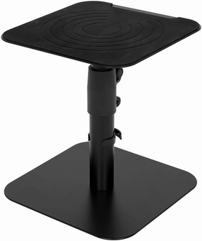 Monoprice Desktop Freestanding Speaker Stands Pair Adjustable with Cable Management, for Medium/Large Bookshelf Studio Monitor Speakers studio monitors,nearfield speakers,mixing reference monitors,