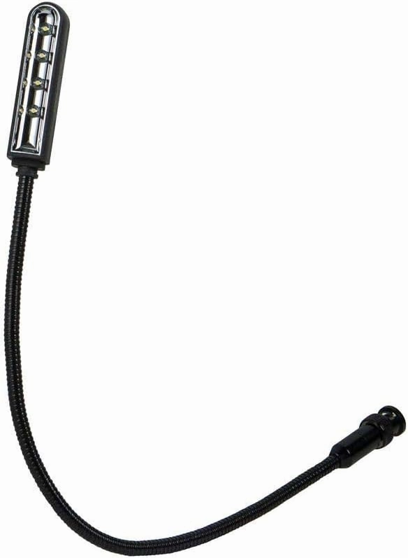 Monoprice Live Sound Mixer Light for BNC Port - Flexible, 4 LEDs, 10.6-Inch Gooseneck, 16-Inch, Black - Stage Right Series mixer console,audio mixing desk,DJ console,