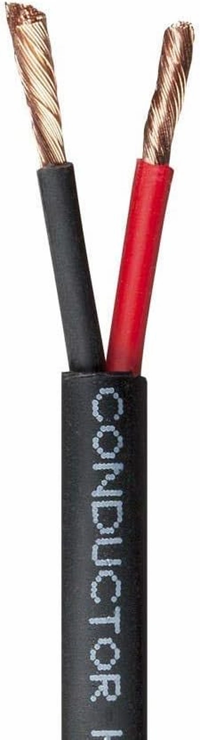 Monoprice Nimbus Series 14 Gauge AWG 2 Conductor CMP-Rated Speaker Wire / Cable - 500ft UL Plenum Rated, 100% Pure Bare Copper With Color Coded Conductors speaker cable,audio wire,hi-fi speaker cord,