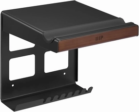 Monoprice On-Wall Bike Storage and Display Rack Mount System with Open Shelf and Gear Hooks, Compact and Sturdy Design, Supports Bikes Up to 33lbs. rackmount gear,audio rack equipment,studio rackmounts,