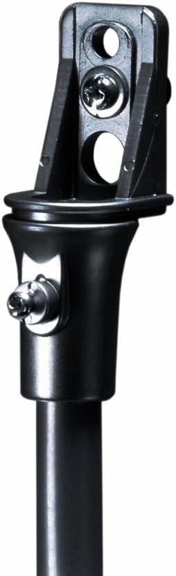 Monoprice Satellite Speaker Floor Stands - Black (Pair) Supports Up to 5 Lbs. Each, Height Adjustable (26.8 to 43.3 Inches)
