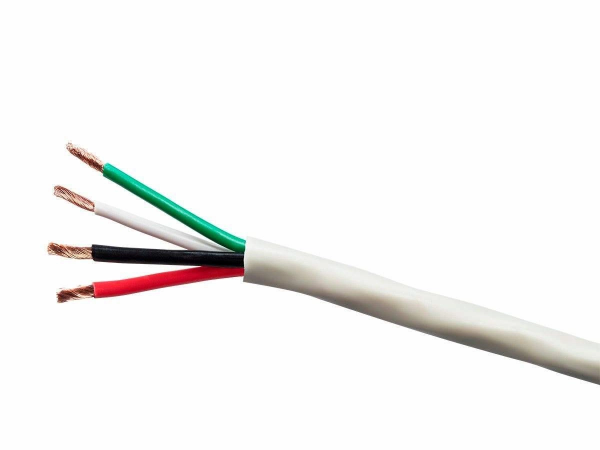 Monoprice Speaker Wire - 12 AWG, 2 Conductor, Burial Rated, Outdoor, Water Resistant Jacket, 100 Percent Pure Bare Copper with Color Coded Conductors, 1000 Feet, Gray