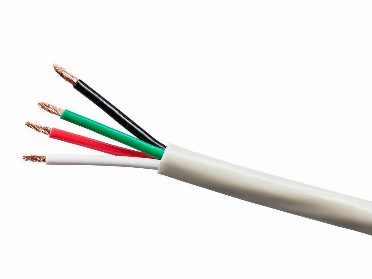 Monoprice Speaker Wire - 12 AWG, 2 Conductor, Burial Rated, Outdoor, Water Resistant Jacket, 100 Percent Pure Bare Copper with Color Coded Conductors, 1000 Feet, Gray