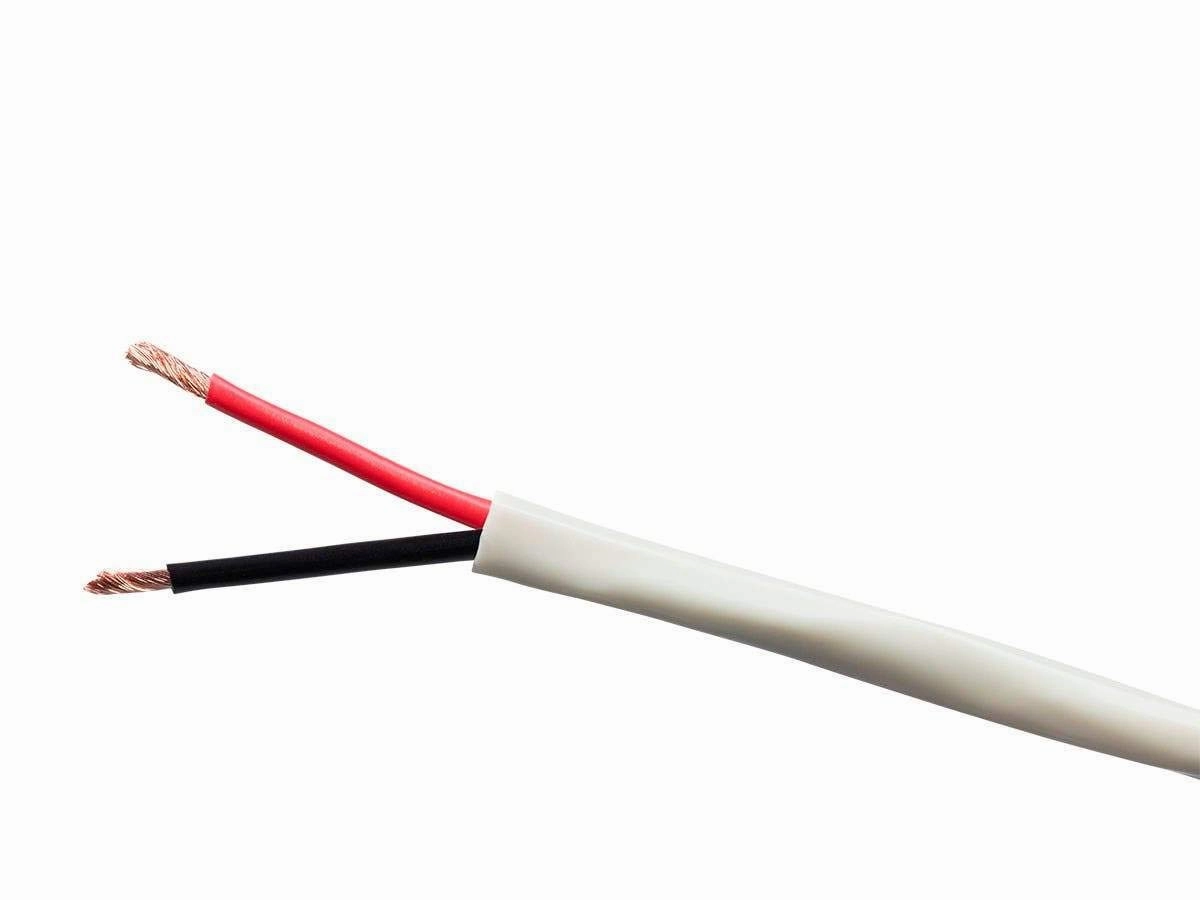 Monoprice Speaker Wire - 12 AWG, 2 Conductor, Burial Rated, Outdoor, Water Resistant Jacket, 100 Percent Pure Bare Copper with Color Coded Conductors, 1000 Feet, Gray