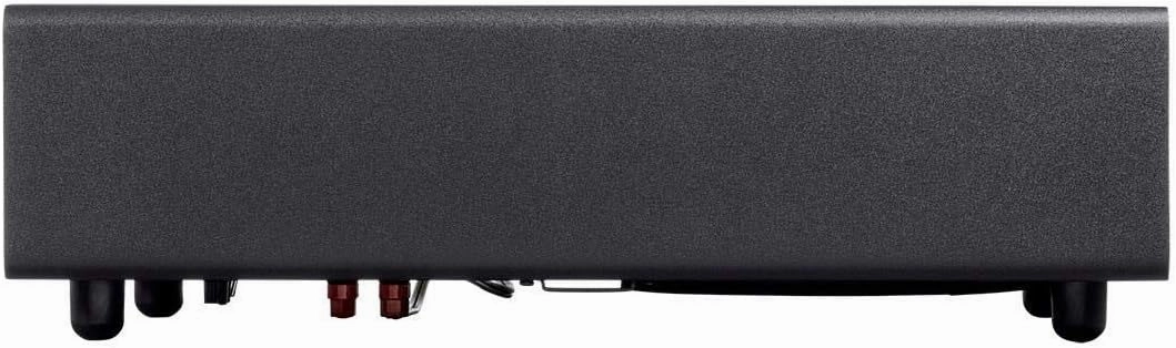 Monoprice SSW-8 Slim Powered Subwoofer - 8 Inch Woofer, 100 Watt, Low Profile, Powerful Amp, Low Pass, RCA and Speaker Level Terminal Inputs, Black