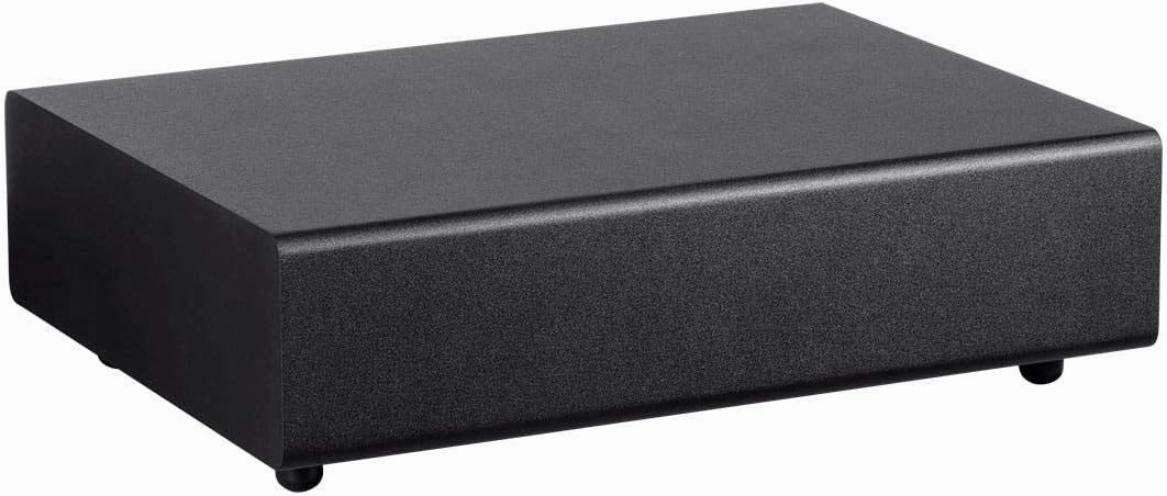 Monoprice SSW-8 Slim Powered Subwoofer - 8 Inch Woofer, 100 Watt, Low Profile, Powerful Amp, Low Pass, RCA and Speaker Level Terminal Inputs, Black audiophile subwoofer,active subwoofer,low frequency speaker,