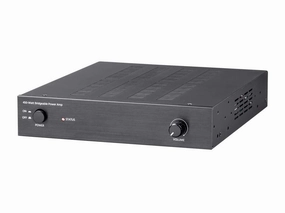 Monoprice Unity Power Amplifier - 450 Watt, Bridgeable, Class D, Stereo Speaker Output, Black integrated amplifier,stereo receiver,hi-fi amp combo,