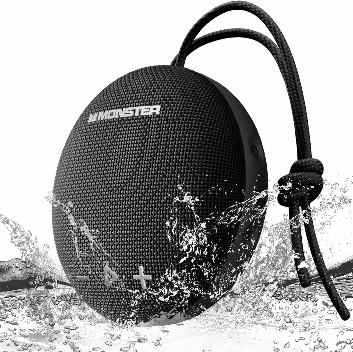 Monster Bluetooth Speaker, IPX8 Shower Speaker Waterproof, Bluetooth 5.4 with Loud HD Sound and Robust Bass, Extra Long Playtime Punchy, for Home, Beaches Portable Wireless Outdoor Speakers wireless speakers,portable Bluetooth speaker,multiroom speaker,