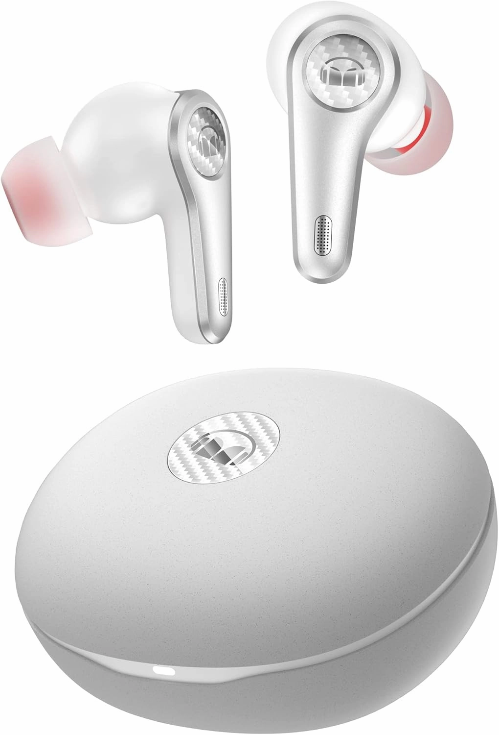 Monster Clarity 8.0 Hybrid Active Noise Cancelling Wireless Earbuds, 42dB in-Ear ANC Earphones Deep Bass with 6 Mics, Bluetooth 5.2, 50H Play Time with Wireless Charging Case audiophile headphones,high-end headphones,studio over-ear,