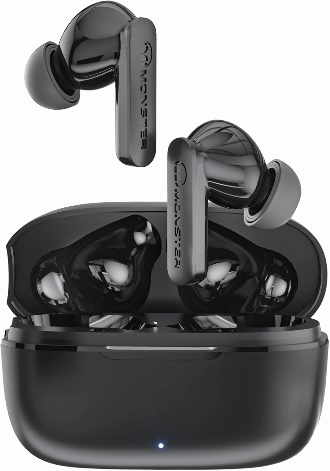 Monster N-Lite Clear Talk Wireless Earbuds Bluetooth 5.3 Headphones with IPX8 Waterproof, CVC 8.0 Noise Reduction, Fast Charging for Sport wireless earbuds,Bluetooth earphones,true wireless stereo,
