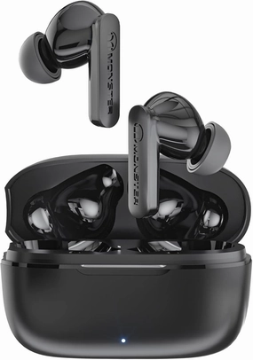 Monster N-Lite Clear Talk Wireless Earbuds Bluetooth 5.3 Headphones with IPX8 Waterproof, CVC 8.0 Noise Reduction, Fast Charging for Sport wireless earbuds,Bluetooth earphones,true wireless stereo,