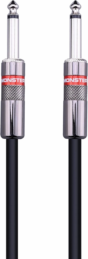 Monster Prolink Classic Speaker Cable - 25FT Straight to Straight Instrument Cable - Straight 1/4-Inch Plugs - Guitar Cord w/Superior Signal Transfer, Noise Reduction, Duraflex Outer Jacket speaker cable,audio wire,hi-fi speaker cord,