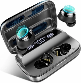 Motast Wireless Earbuds, Bluetooth 5.1 Earbuds with 140H Playtime, Bluetooth Headphones Noise Cancelling Stereo Bass Wireless Earphones in Ear with Mic, USB-C Charging Case, IP7 Waterproof Headset wireless earbuds,Bluetooth earphones,true wireless stereo,