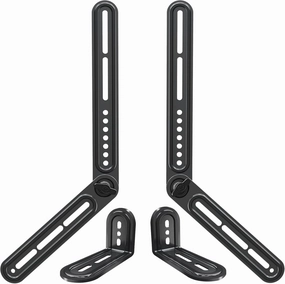 Mounting Dream Soundbar Mount Bracket for Mounting Above or Under TV Fits Most of Sound Bars Up to 15 Lbs, with Detachable Long Extension Plates MD5420 soundbar,TV speaker bar,home theater soundbar,