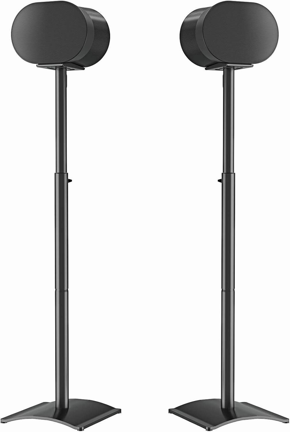 Mounting Dream Speaker Stands for Sonos Era 300, Height Adjustable Up to 42.4'', Set of 2 Surround Sound Speaker Stand with Cable Management for Sonos Era 300 Wireless Speaker,13.2 LBS Loading MD5416 speaker stands,monitor stands,floor speaker holders,