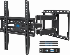 Mounting Dream TV Wall Mount for 32-65 Inch Television,Mount with Swivel and Tilt, Full Motion Bracket with Articulating Dual Arms, Fits 16inch Studs, Max VESA 400X400 mm, 99lbs, MD2380 speaker wall mount,audio bracket,AV wall mounting,