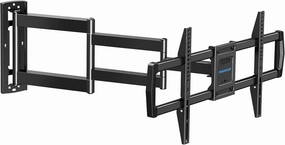 MOUNTUP 37.9" Long Arm TV Wall Mount for Most 42-75 Inch TVs, Full Motion Corner Wall Mount TV Bracket with Extension & Tilt & Swivel Articulating Arm, Max VESA 600x400mm and Up to 99 lbs, MU0047-L speaker wall mount,audio bracket,AV wall moun