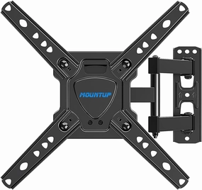 MOUNTUP Full Motion TV Wall Mount for Most 26-50 Inch TVs, Max VESA 300x300mm Wall Mount TV Bracket with Swivel Tilting Extension Level Adjustment for LED LCD Flat Curved TVs Up to 53 LBS, MU0018 speaker wall mount,audio bracket,AV wall mounting,