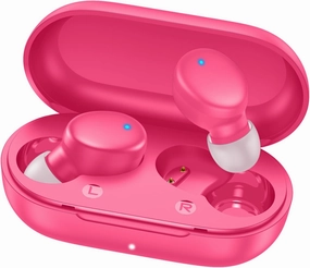 MOZOTER S8 Mini Wireless Earbuds Bluetooth 5.3 in Ear Light-Weight Headphones,60Hrs Playtime Ear Buds with Charging Case,Bluetooth Headsets,Premium Sound with Deep Bass for Sport-Barbiee Pink TWS earbuds,compact wireless buds,Bluetooth ear tips,