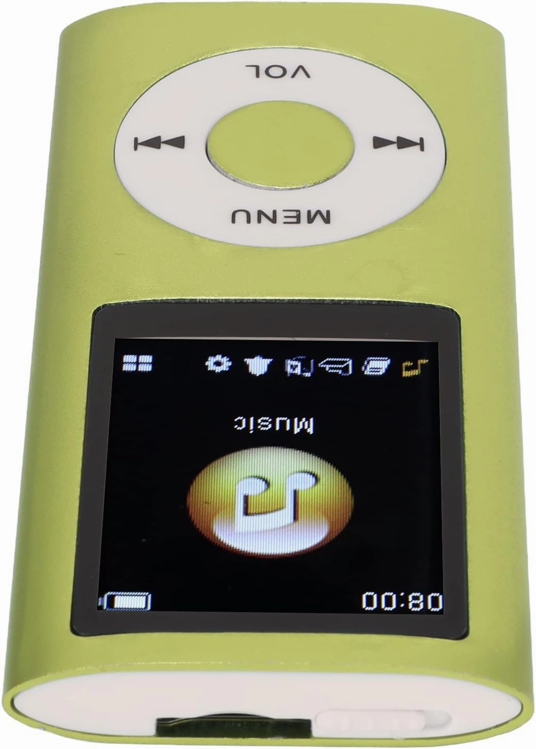 MP3 Player Stylish Multifunctional Lossless Sound Slim 1.8 Inch LCD Screen Portable MP3 Music Player (Green) hi-res portable player,digital audio player,DAP lossless,