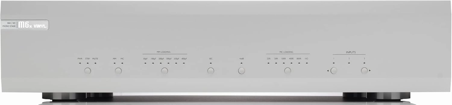 MUSICAL FIDELITY M6x Vinyl Balanced MM/MC Phono Preamp (Silver) phono preamp,turntable amplifier,record player preamp,