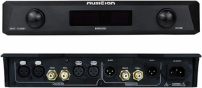 Musician Monoceros Class A Amplifier Home Audio Balanced Power Amps RCA/XLR Balanced Preamp Desktop Pre-amp for DAC with Remote Control (Black) balanced output player,audiophile player,hi-res digital player,