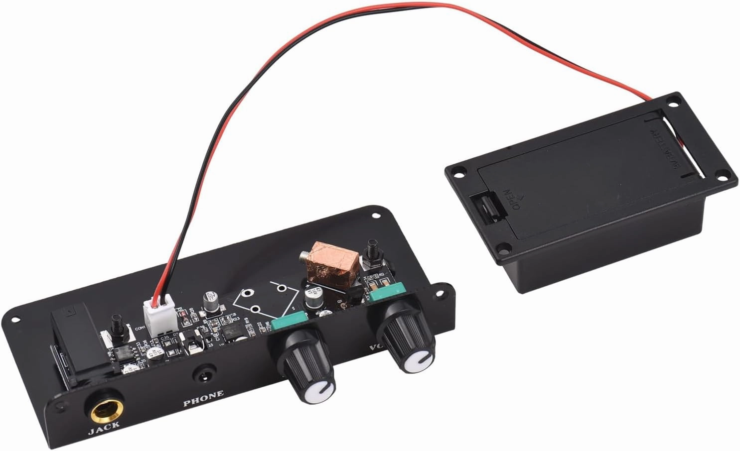 Mute Pickup Silent Violin Pickup EQ Balance Sensing Piezo Equalizer Mute Preamp Pickup for Violin with Earphone Output Tone & Volume Adjustment for Violin Players balanced output player,audiophile player,hi-res digital player,