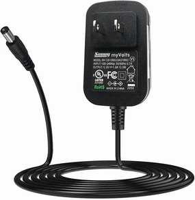 MyVolts 12V Power Supply Adaptor Compatible with Behringer MICROPHONO PP400 Ultra Compact Phono Preamp - US Plug phono preamp,turntable amplifier,record player preamp,