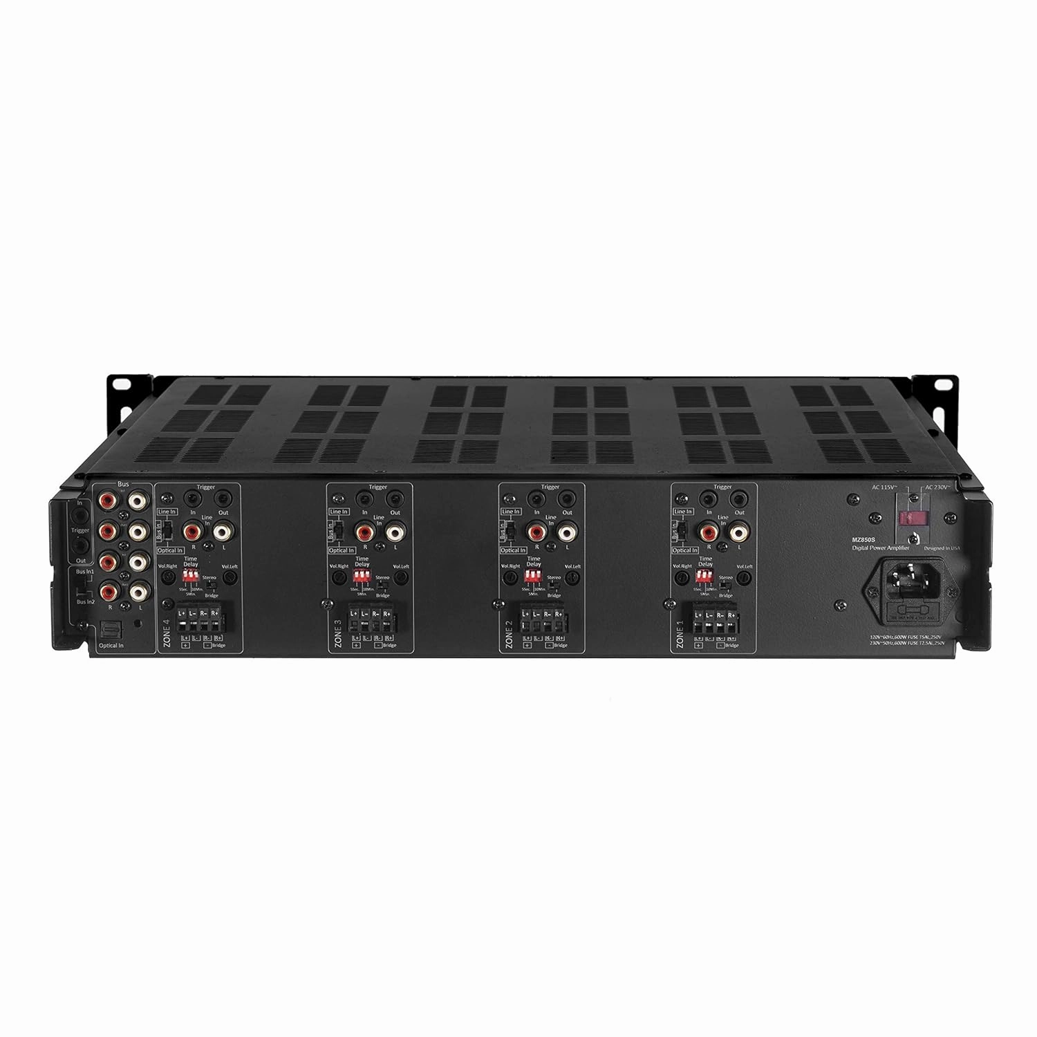 MZ-850S Digital 8 Channel Power Amplifier with S/PDIF Input