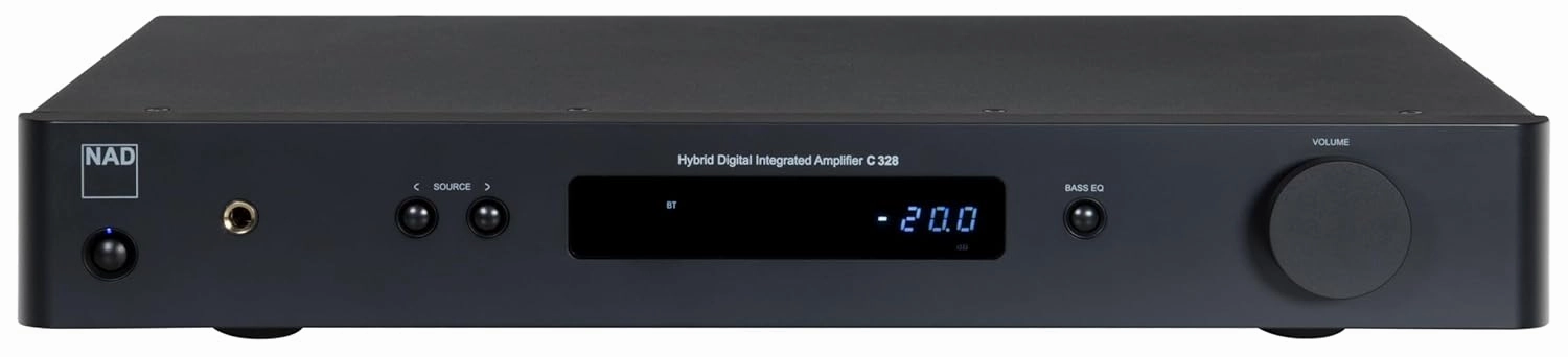 NAD C 328 Integrated Amplifier with Built-in DAC and Bluetooth integrated amplifier,stereo receiver,hi-fi amp combo,