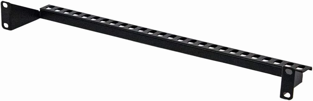 Navepoint 1U Horizontal 19-Inch Rack Mount Cable Management Bracket Cross Bar Panel Black music server,hi-fi media server,digital audio storage,