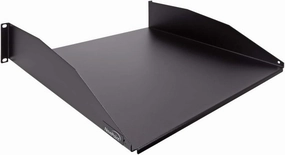 NavePoint 2U 19-Inch Rack Mount Cantilever Server Cabinet Shelf with Lip 16-Inches Deep Black network audio player,digital streamer,audio file player,