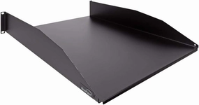 NavePoint 2U 19-Inch Rack Mount Cantilever Server Cabinet Shelf with Lip 22-Inches Deep Black music server,hi-fi media server,digital audio storage,