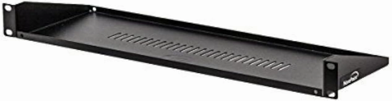 NavePoint Cantilever Server Shelf Vented Shelves Rack Mount 19 Inch 1U Black 6 Inches (150mm) deep music server,hi-fi media server,digital audio storage,