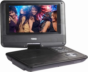 Naxa Electronics NPD-703 7-Inch TFT LCD Swivel Screen Portable DVD Player - Black Lacquer hi-res portable player,digital audio player,DAP lossless,