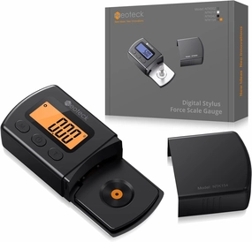 Neoteck Digital Turntable Stylus Force Scale Gauge 0.01g/5.00g Orange LCD Backlight for Tonearm Phono Cartridge-Jet Black turntable cartridge,phono cartridge,MM MC stylus,