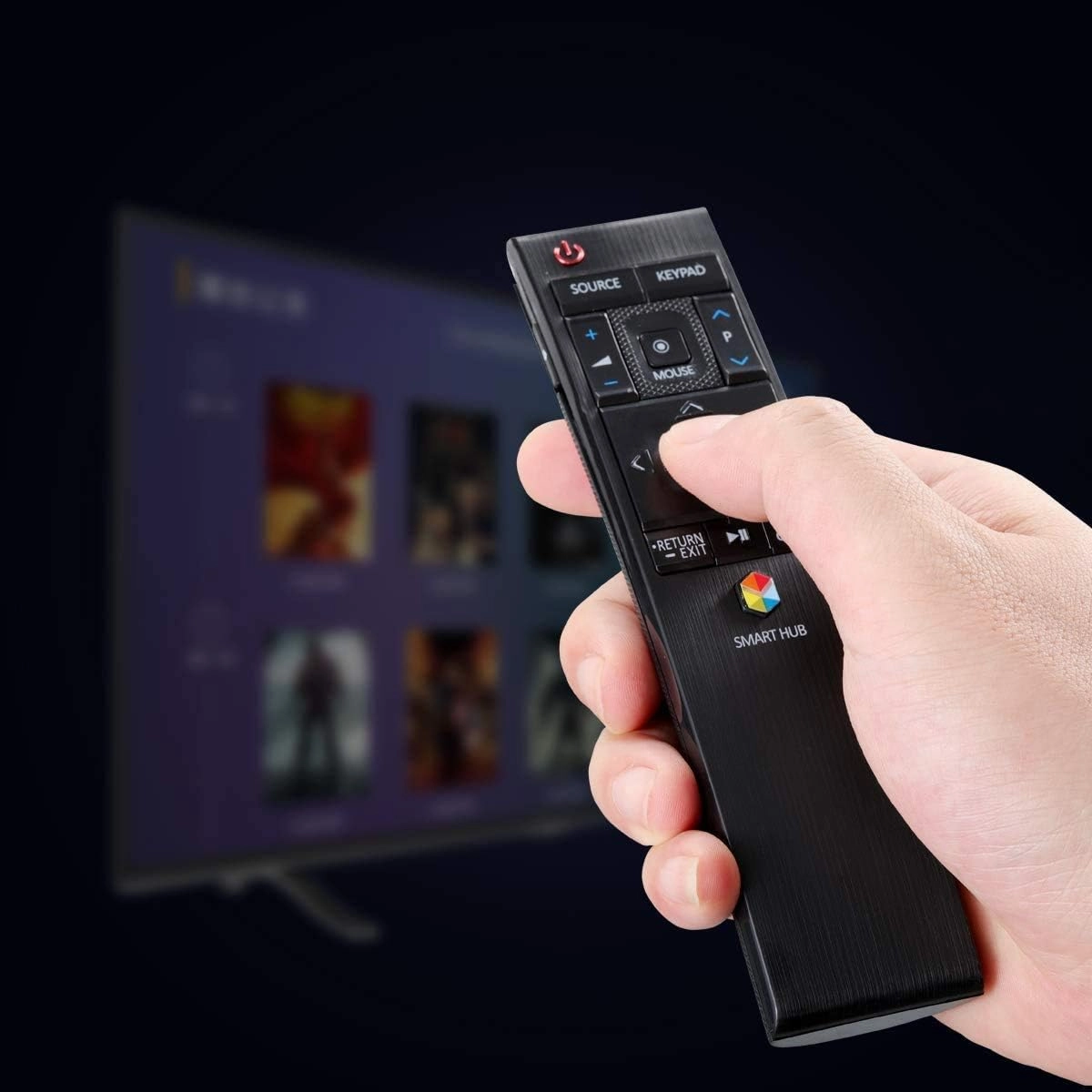 New BN59-01220E Replacement Remote Control for Samsung 65 Inch 4K Smart TV Remote Control Smart Hub BN59-01220G BN59-01221J BN59-01220A RMCTPJ1AP2