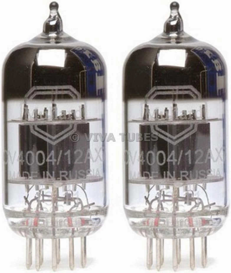 New Gain Matched Pair (2) Mullard Reissue CV4004 / 12AX7 Low Noise Vacuum Tubes tube amplifier,valve amp,audiophile tube stereo,