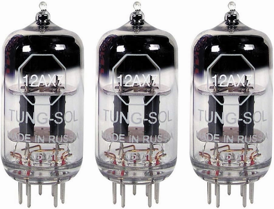 New Gain Matched Trio (3) Tung-Sol Reissue 12AX7 ECC83 Tubes - Authorized Dealer tube amplifier,valve amp,audiophile tube stereo,
