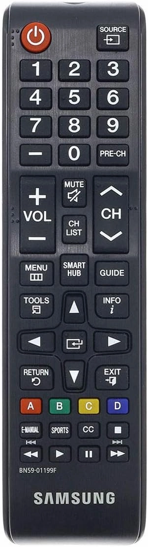 New Model 2019 Factory Original BN59-01199F Samsung Replacement TV Remote Control for/Fit Most Standard Samsung TVs and Smart TVs Includes Smart Hub Button (BN5901199F) smart audio hub,voice control speaker,Alexa compatible audio,