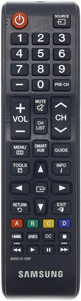 New Model 2019 Factory Original BN59-01199F Samsung Replacement TV Remote Control for/Fit Most Standard Samsung TVs and Smart TVs Includes Smart Hub Button (BN5901199F) smart audio hub,voice control speaker,Alexa compatible audio,