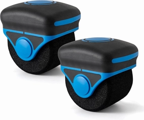 NEWISHTOOL Sponge Seam Roller Vinyl Applicator Tool, 2 Pack Soft Foam Wheel Roller Paint Roller, Pro Heat-Resistant Rolling Tools for Vinyl Application on Vehicle Contoured, Rivets and Uneven Surface vinyl accessories,turntable parts,record player tools,