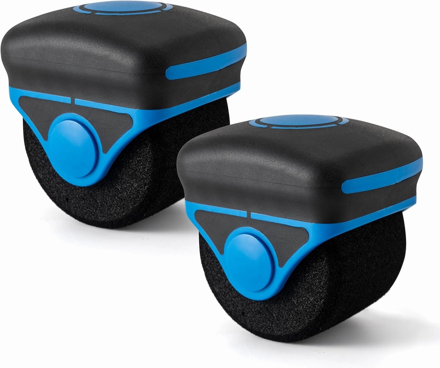 NEWISHTOOL Sponge Seam Roller Vinyl Applicator Tool, 2 Pack Soft Foam Wheel Roller Paint Roller, Pro Heat-Resistant Rolling Tools for Vinyl Application on Vehicle Contoured, Rivets and Uneven Surface vinyl accessories,turntable parts,record player tools,