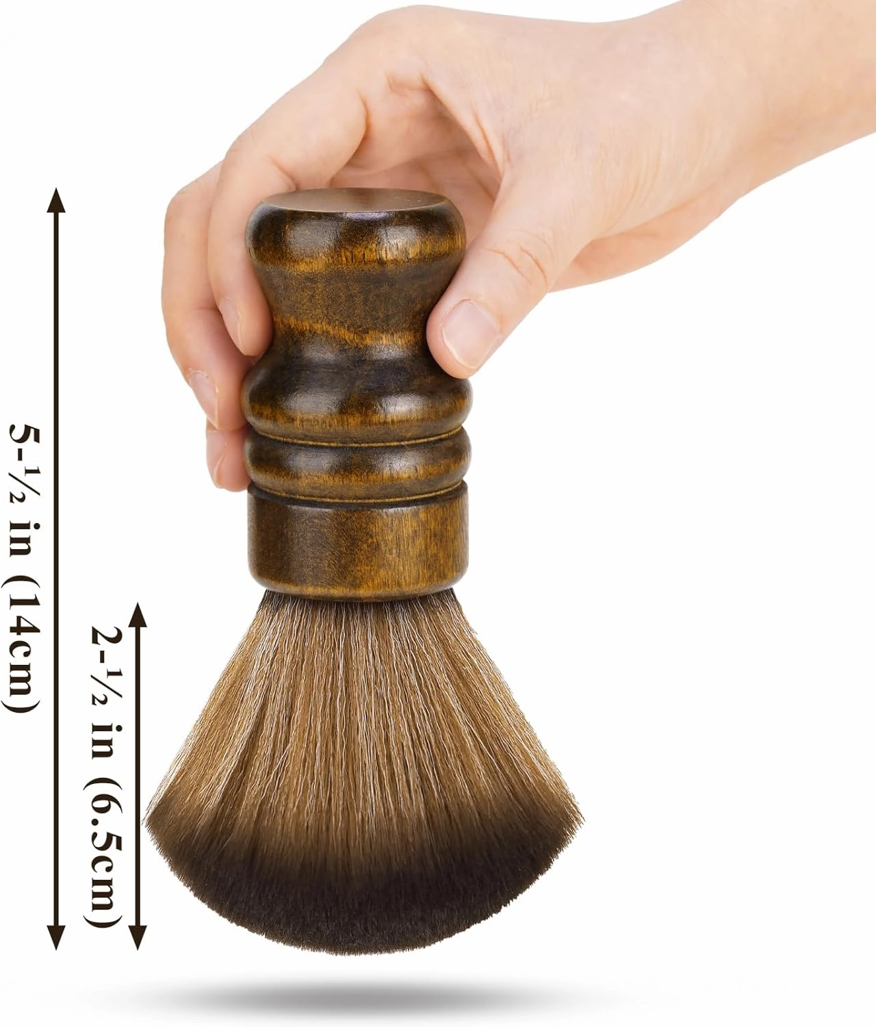 NiHome Vinyl Record Cleaning Brush, Anti-Static Soft LP Record Cleaner, Vinyl Dust Remover Brush with Ultra-Fine Fiber Bristles, Safe for Vinyl LP CD Album Care, Retro Design with Beech Wood Handle