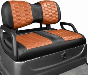 NOKINS Golf Cart Seat Covers, Fit for YAMAHA/G29/Drive2 OEM Standard Front Seat Cushion, Yamaha Accessories Vinyl Seat Covers, No Nails Required (Carbon Fiber Dark Brown&Black) vinyl accessories,turntable parts,record player tools,