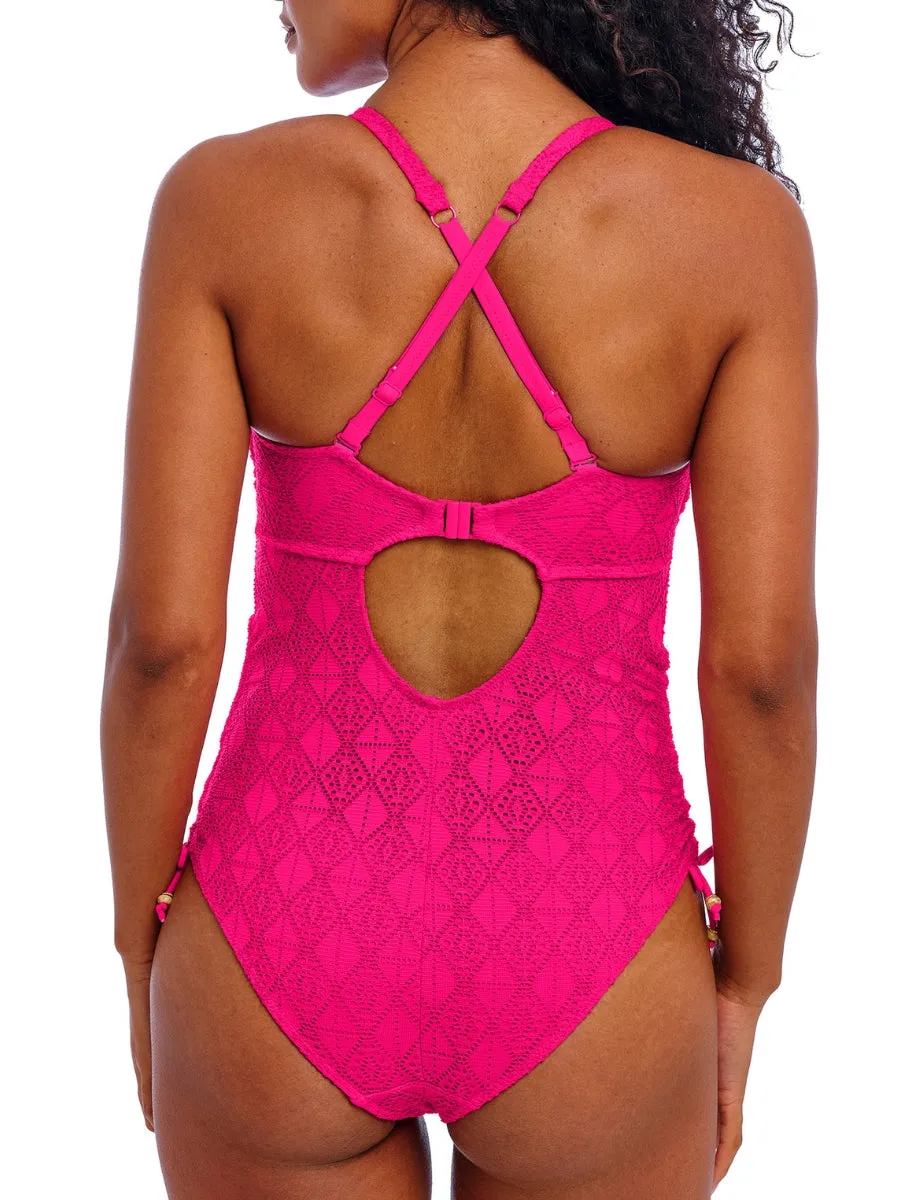 Nomad Nights Underwired Swimsuit - Fuchsia