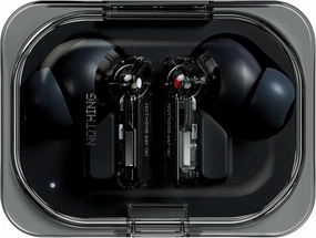 Nothing Ear (a) Wireless Earbuds with ChatGPT Integration, 45dB Hybrid Noise Cancelling Earbuds, Hi-Res Audio, Advanced Equaliser, Dual Connect, 6 Mics,42.5H Playtime Ear buds Wireless Bluetooth Black wireless earbuds,Bluetooth earphones,true wireless ster